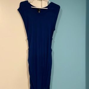 Bobi ruched dress